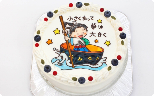 当店人気NO.1！イラストケーキ