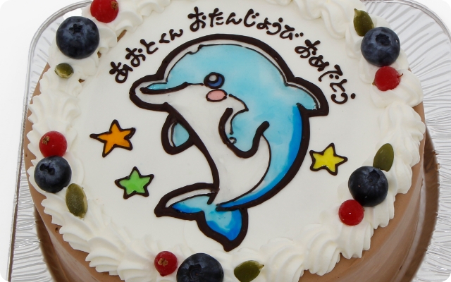 イラストケーキ